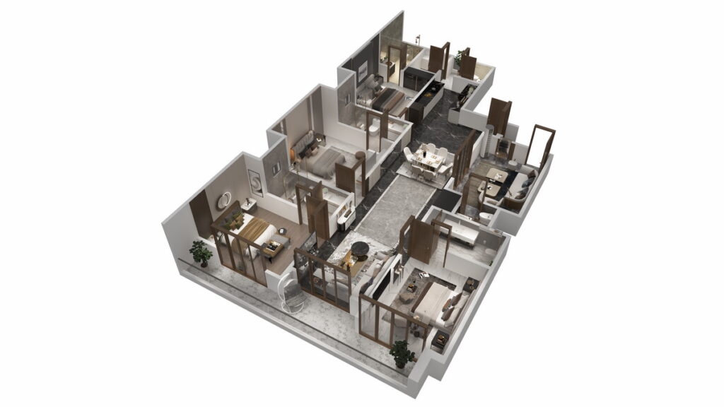 Takaful Signature B54 3d floor plans 01
