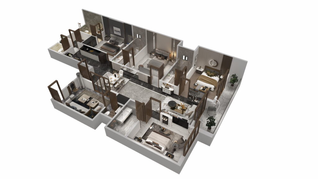 Takaful Signature B54 3d floor plans 03