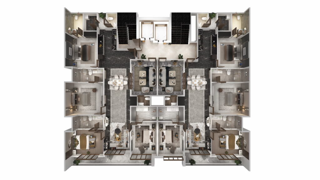Takaful Signature B54 3d floor plans 06