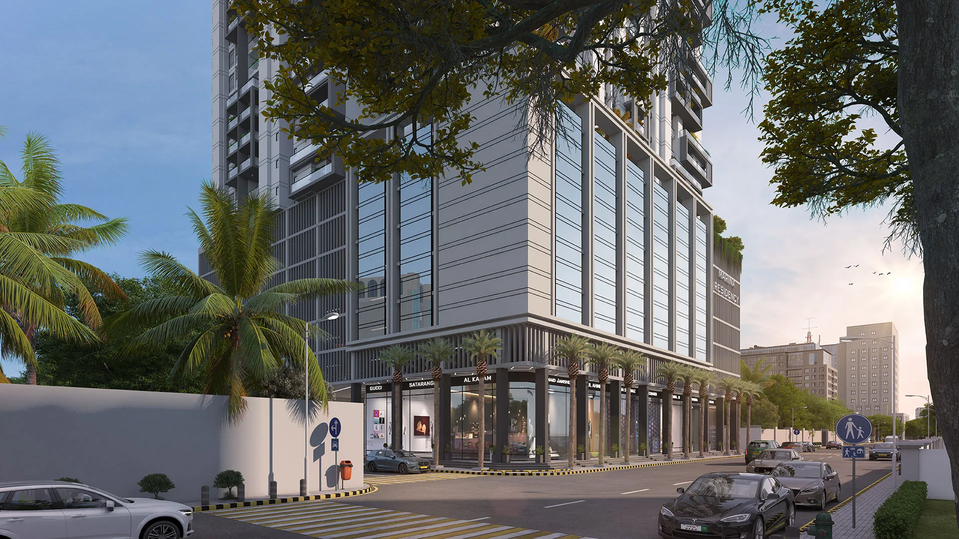 Marina Residency Exterior View 01