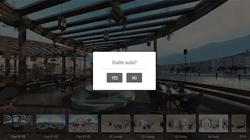 Immersive Virtual Reality tours